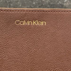 Calvin Klein Brown/Tan Purse Wristlet